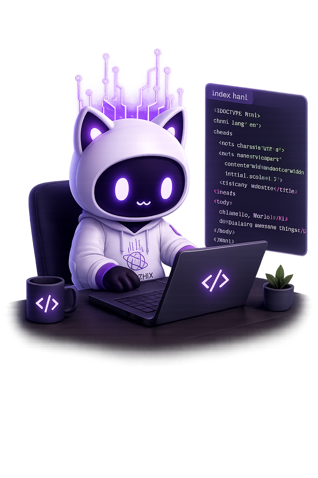 Web Development Mascot